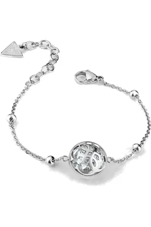 Guess Moderní ocelový náramek 4G Logo Boule JUBB01394JWRH 16 - 20 cm - M