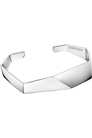 Calvin Klein Otevřený ocelový náramek Origami KJATMF0001 5,4 x 4,3 cm - XS