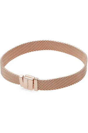 PANDORA Bronzový mesh náramek Reflexions 587712 16 cm