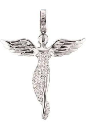 Engelsrufer Stříbrný přívěsek Anděl se zirkony ERP-ANGEL 2,6 cm