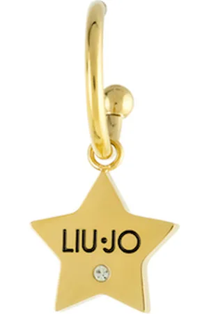 Liu Jo Moderní pozlacená single náušnice 2v1 Brilliant LJ1658