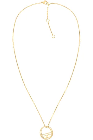Tommy Hilfiger Pozlacený ocelový náhrdelník TH2780324 (řetízek, přívěsek)