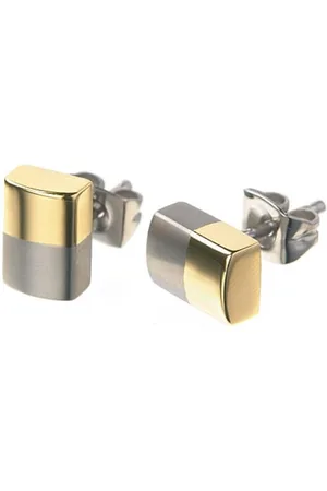 Boccia Titanium Pozlacené titanové náušnice 0509-03