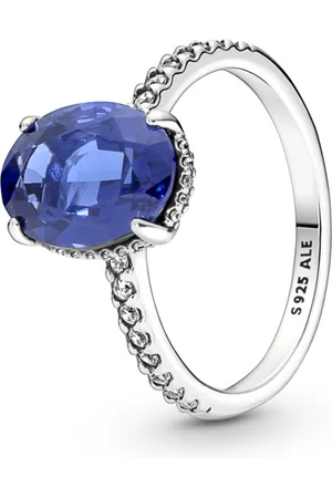 PANDORA Stříbrný zásnubní prsten ve stylu vévodkyně Kate Timeless 190056C01 52 mm