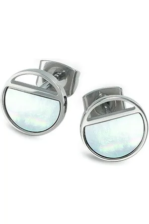 Boccia Titanium Titanové náušnice s perletí 05034-01