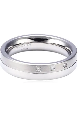 Boccia Titanium Titanový snubní prsten s diamanty 0129-03 48 mm