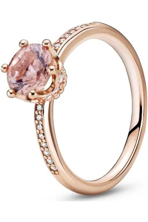PANDORA Bronzový prsten s kamínky 188289C01 50 mm