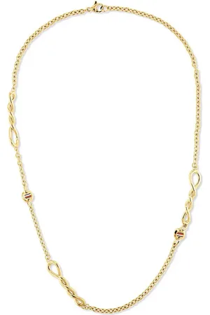 Tommy Hilfiger Luxusní pozlacený náhrdelník z oceli 2780514
