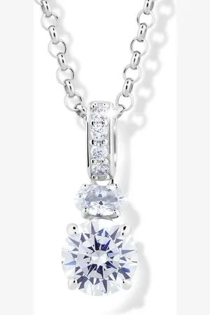 Modesi Něžný stříbrný náhrdelník JA33920CZ (řetízek, přívěsek)