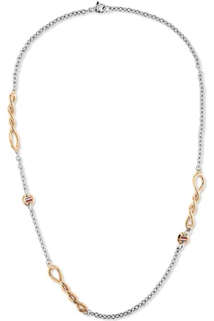 Tommy Hilfiger Luxusní bicolor náhrdelník z oceli 2780513
