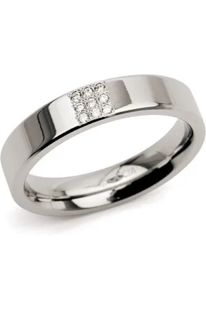 Boccia Titanium Titanový prsten s diamanty 0121-02 48 mm