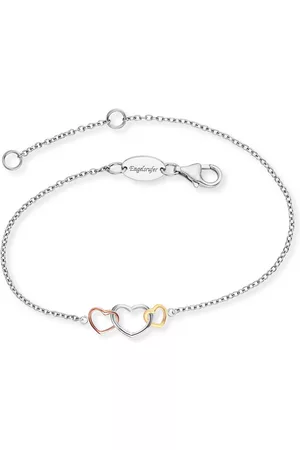 Engelsrufer Stříbrný náramek s barevnými srdci ERB-WITHLOVE-03