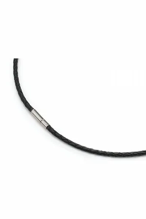 Boccia Titanium Kožený náhrdelník 0835-01 45 cm