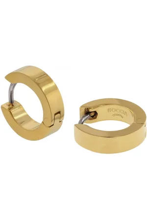 Boccia Titanium Pozlacené titanové náušnice 0510-13