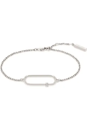 Calvin Klein Jemný ocelový náramek s krystaly 35000183