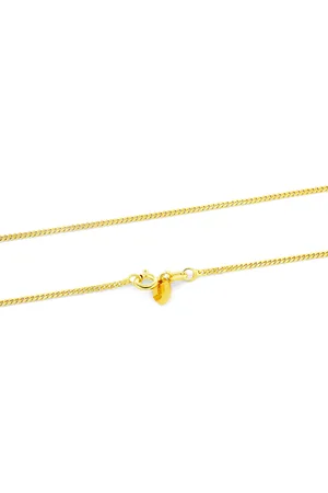 Beneto Exclusive Jemný pozlacený řetízek ze stříbra Pancer Gold 42 cm
