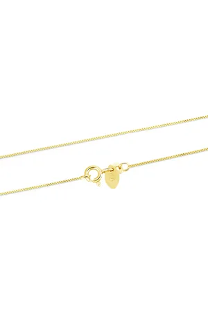 Beneto Exclusive Dětský pozlacený řetízek Kostka/Venezia AGS1081 CH Gold 38 cm