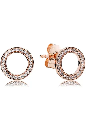 PANDORA Bronzové náušnice s kamínky 280585CZ