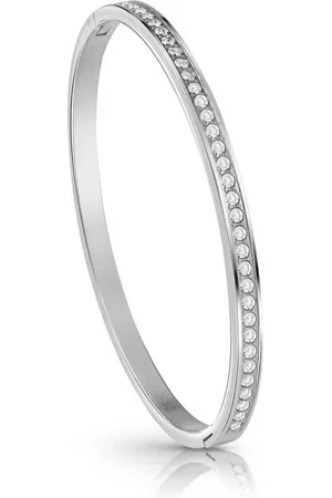 Guess Pevný ocelový náramek s krystaly Color My Day JUBB02248JWRH 5,7 x 4,8 cm - S