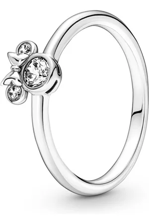 PANDORA Jemný stříbrný prsten Minnie Mouse Disney 190074C01 50 mm