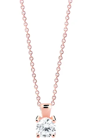 Cutie Jewellery Něžný přívěsek z růžového zlata s čirým zirkonem Z8010-40-10-X-4
