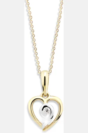 Cutie Jewellery Romantický bicolor přívěsek ze žlutého zlata Z6298-1609-40-10-X-R1