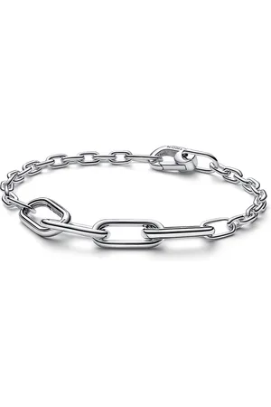 PANDORA Moderní článkový náramek ze stříbra na přívěsky Me 592340C00 17,5 cm