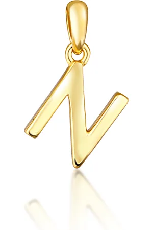 JVD Minimalistický pozlacený přívěsek písmeno "N" SVLP0948XH2GO0N