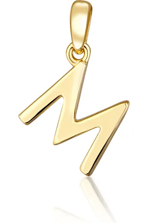 JVD Minimalistický pozlacený přívěsek písmeno "M" SVLP0948XH2GO0M
