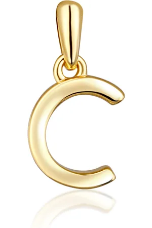 JVD Minimalistický pozlacený přívěsek písmeno "C" SVLP0948XH2GO0C