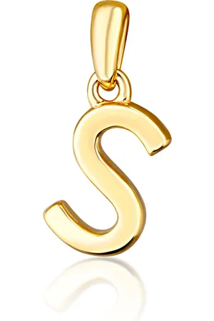 JVD Minimalistický pozlacený přívěsek písmeno "S" SVLP0948XH2GO0S