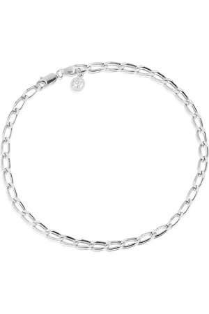 Sif Jakobs Minimalistický stříbrný řetízek na nohu Pancer Chains SJ-A12032-SS