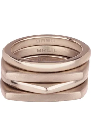 Breil Moderní sada bronzových prstenů New Tetra TJ302 54 mm