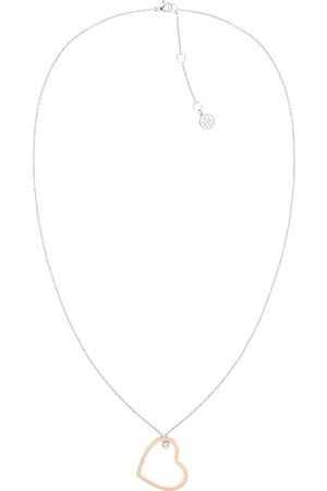 Tommy Hilfiger Slušivý bicolor náhrdelník se srdíčkem Minimal Hearts 2780759