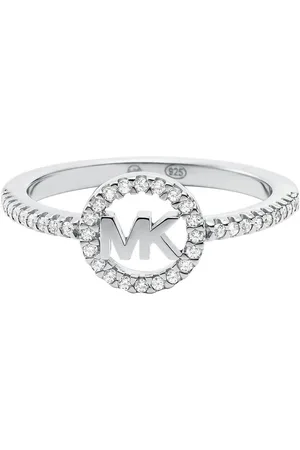 Michael Kors Luxusní stříbrný prsten se zirkony MKC1250AN040 49 mm