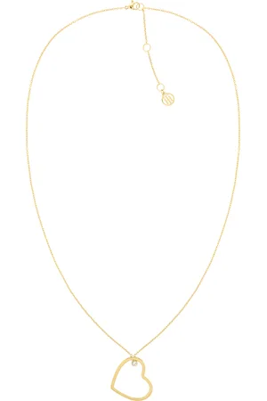 Tommy Hilfiger Slušivý pozlacený náhrdelník se srdíčkem Minimal Hearts 2780757