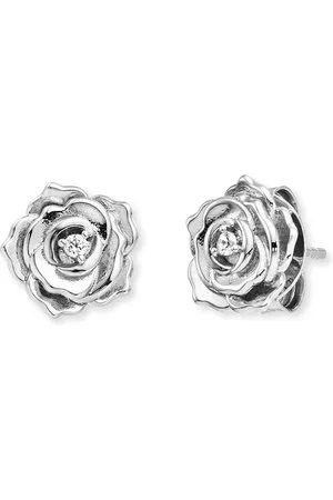 Engelsrufer Něžné stříbrné náušnice Růže ERE-ROSE-ZI-ST
