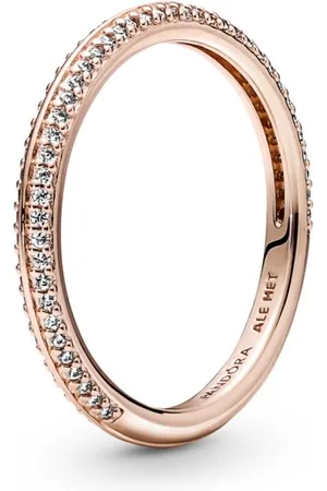 PANDORA Třpytivý pozlacený prsten Rose Me 189679C01 50 mm
