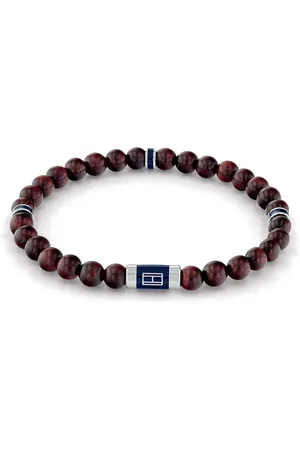 Tommy Hilfiger Dřevěný korálkový náramek pro muže 2790324