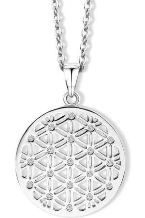 Crystalp Módní náhrdelník s krystaly Flower of Life 30086.CRY.R