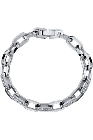 Crystalp Trendy ocelový náramek s krystaly Touch Link 20524.E