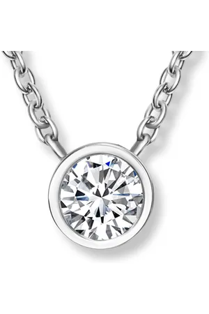 Crystalp Minimalistický ocelový náhrdelník s krystalem Soliter 30398.CRY.E