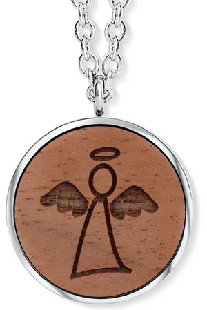 Crystalp Půvabný ocelový náhrdelník Angel 30424.W2.E.20L