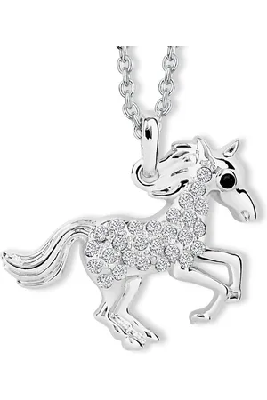 Crystalp Originální náhrdelník Kůň s krystaly 30108.HOR.R