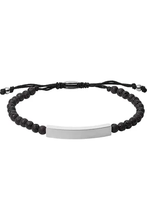 Fossil Módní korálkový náramek z lávového kamene Vintage Casual JF03247040