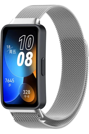 4wrist Milánský tah s magnetickým zapínáním pro Huawei Watch Band 10, 9, 8 - Silver