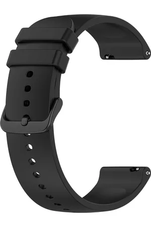 4wrist Univerzální silikonový řemínek s černou sponou 22 mm - Black