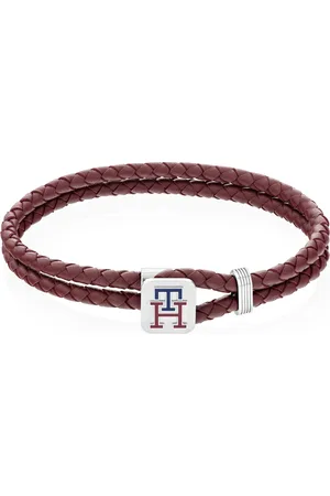 Tommy Hilfiger Slušivý kožený náramek Monogram 2790533