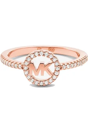 Michael Kors Luxusní bronzový prsten se zirkony MKC1250AN791 49 mm