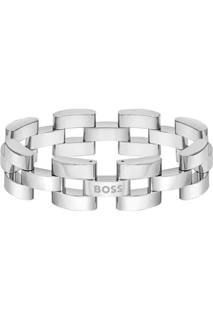 HUGO BOSS Masivní ocelový náramek pro muže Sway 1580511